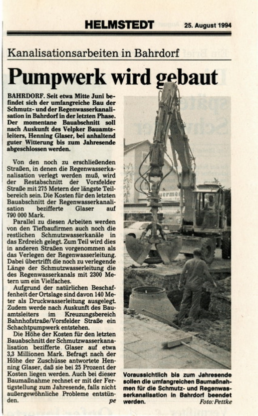 1994 08 25 Gemeinde Bahrdorf Schmutz und Regenwasserkanal0011jpg