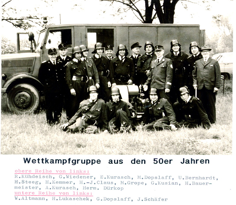 1950 Feuerwehr Chronik Schafer neu