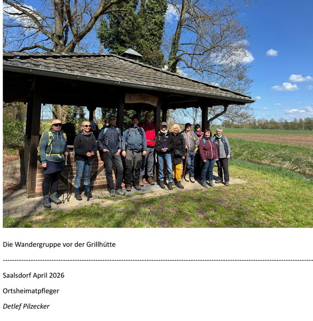 Eine Wandergruppe Grunes Band in Saalsdorf 2 5x