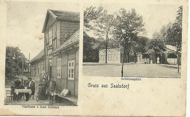 1900 Postkarte Gasthaus Schulze