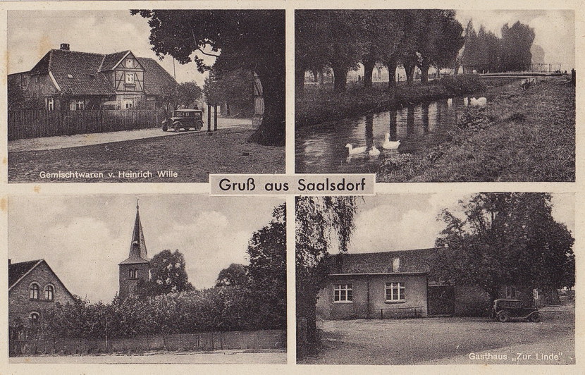 1930x Postkarte Saalsdorf