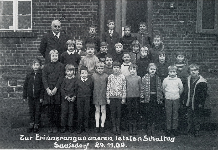 1969 Lehrer Karl Knig letzter Schultag