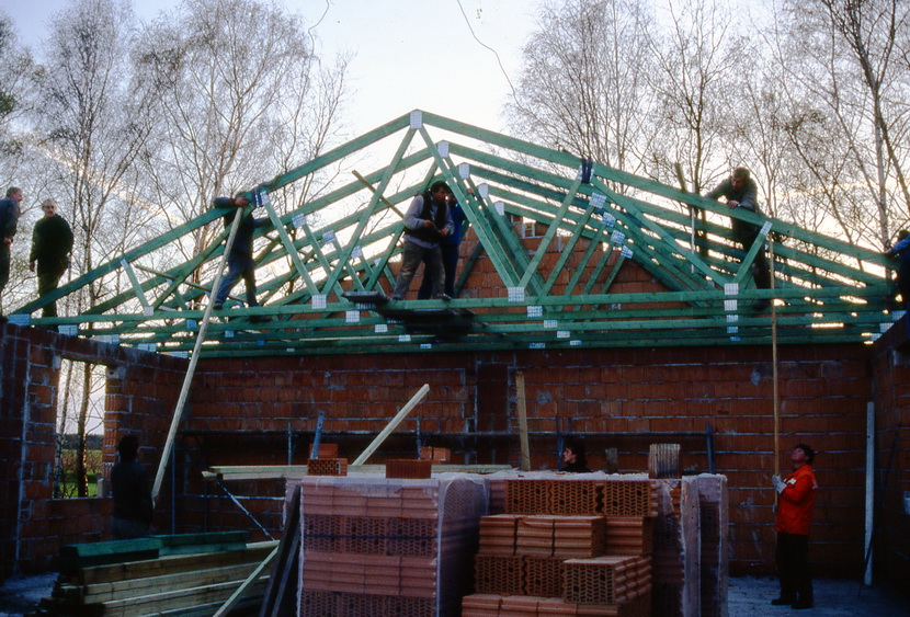 1991 Bau Dorfgemeinschaftshaus1