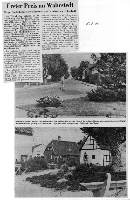 1978 08 05 Erster Preis Unser Dorf soll schner werden0011jpg